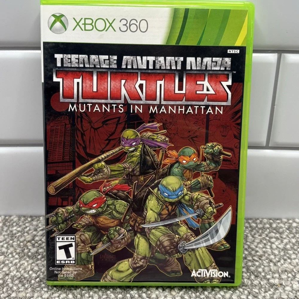 Teenage Mutant Ninja Turtles Mutants in Manhattan Xbox 360 Texted Works TMNT